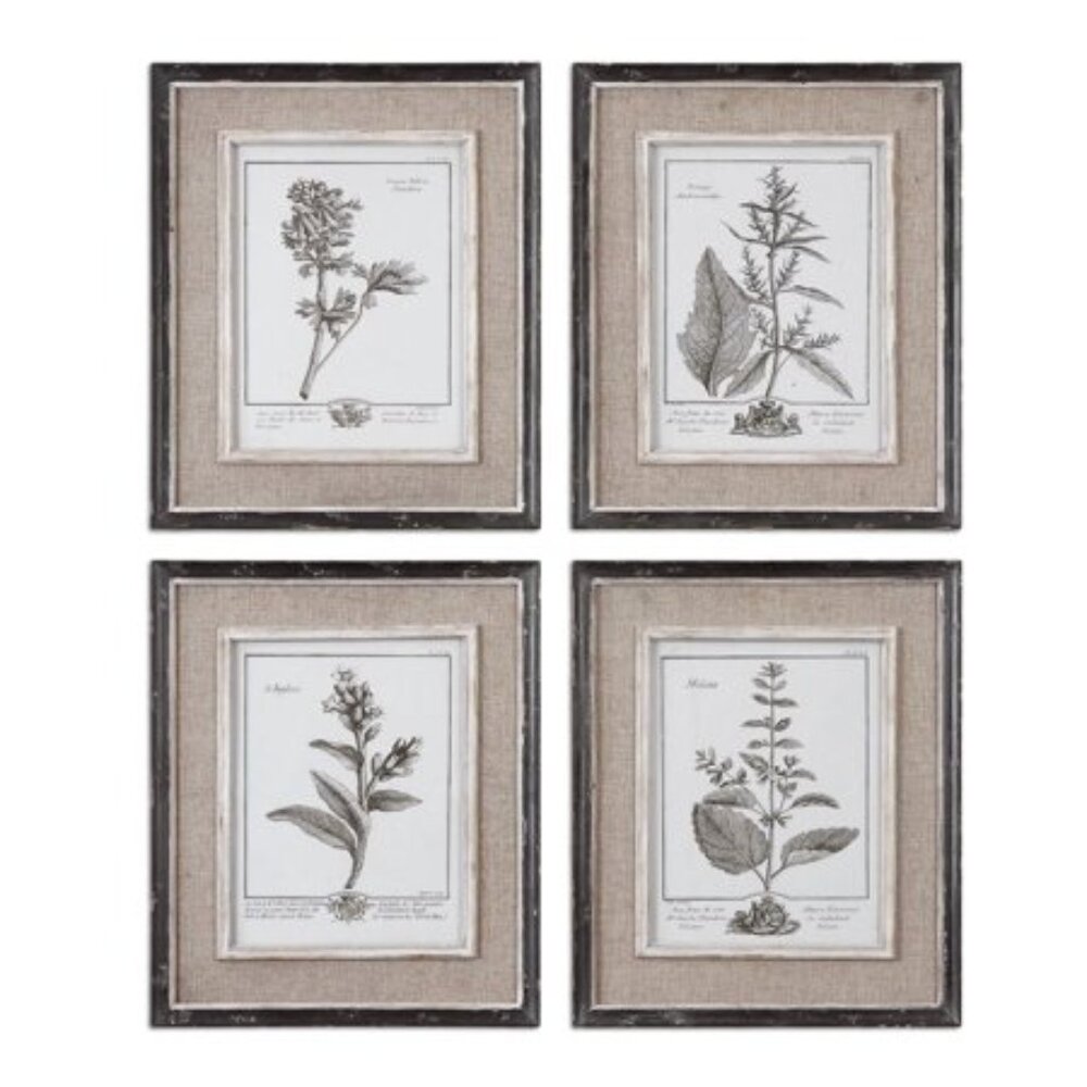 The Uttermost the Casual Grey Study Framed Art Set/4